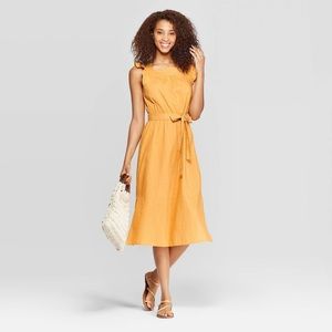 Universal Thread Ruffle Sleeveless Midi Dress